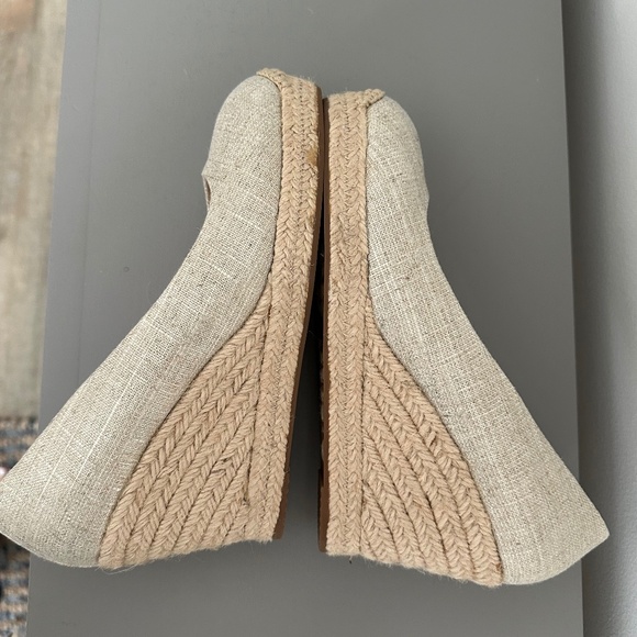 J CREW Seville Canvas Espadrille Wedges - Picture 8 of 8